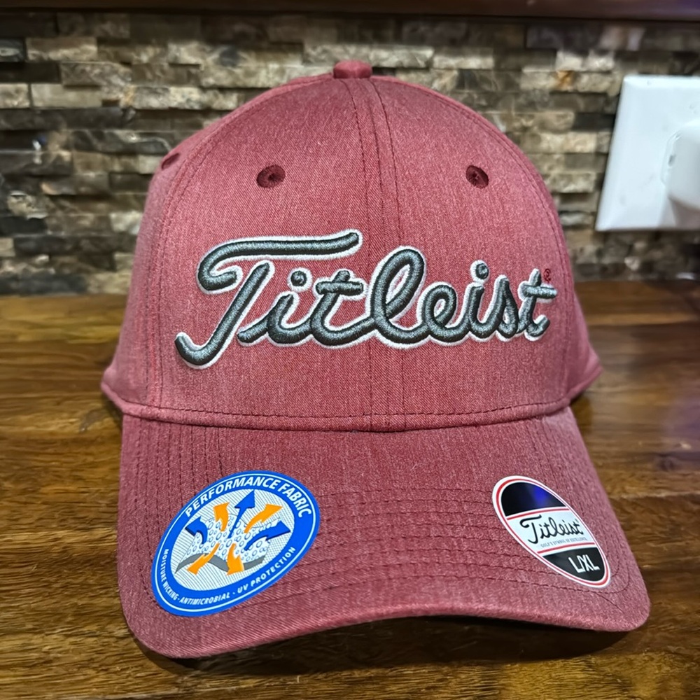 Titleist Cap, Heather Red